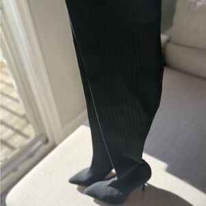 Fashion Nova Black Over the Knee Boots